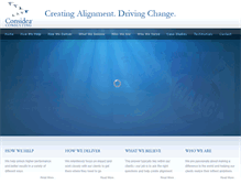 Tablet Screenshot of consideaconsulting.com